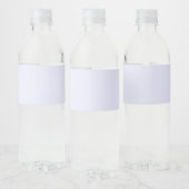 Etikett für die individuelle Wasserflasche (Flaschen)