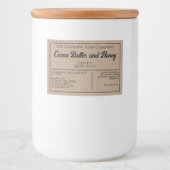 Etikett für die Kraftpapiersorte (Vorderseite)