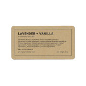 Etikett für die Kraftstoffe mit dünner grauer Gren Adressaufkleber (Vorne)