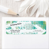 Etikett für die kreative Rücksendeadresse - Retro- (Insitu)