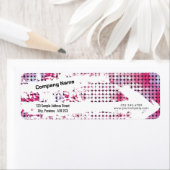 Etikett für die kreative Rücksendeadresse - Retro- (Insitu)