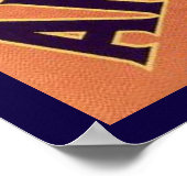 Etikett für die Marke "Apple Lane" Poster (Ecke)