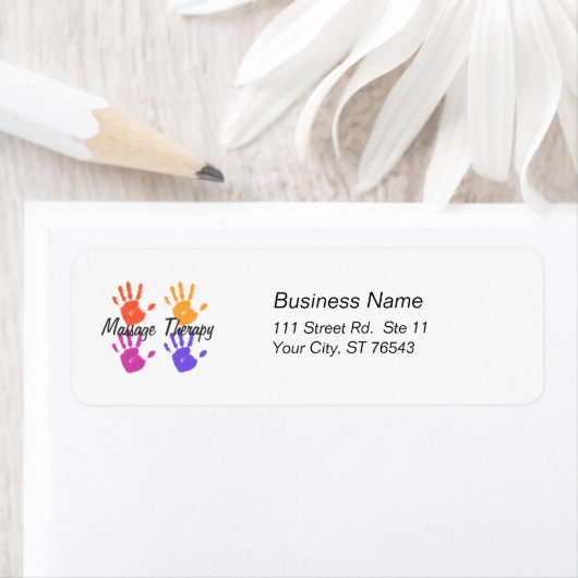 Etikett für die Massagetherapie (Insitu)