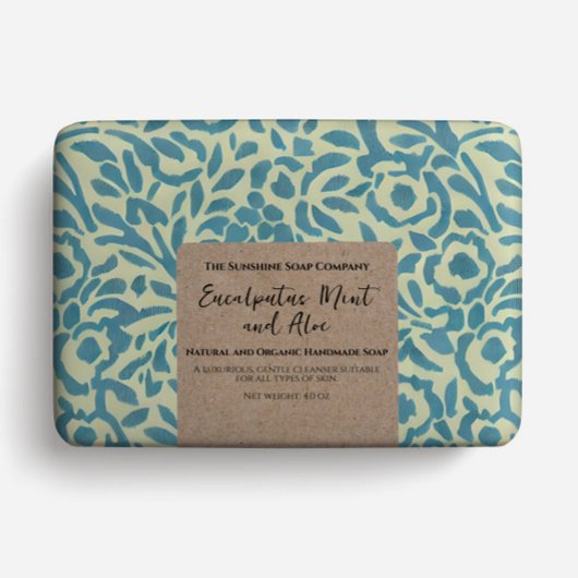 Etikett für die Minimalistische Kraftseifenverpack