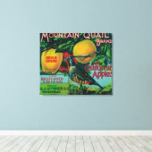 Etikett für die Nagelkörbe Leinwanddruck (Insitu (Holzboden))