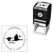 Etikett für die Rückführung von Gänsen Permastempel (Beispiel)