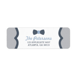 Etikett für die Rücksendeadresse eines Little Man,