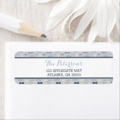 Etikett für die Rücksendeadresse eines Little Man, (Insitu)