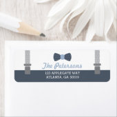 Etikett für die Rücksendeadresse eines Little Man, (Insitu)