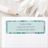 Etikett für die Rücksendeadresse für die weiche gr (Insitu)