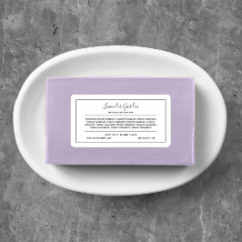 Etikett für die schwarze Grenze hinzufügen Adressaufkleber