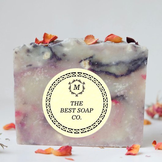 Etikett für die Seifenverpackung Runder Aufkleber