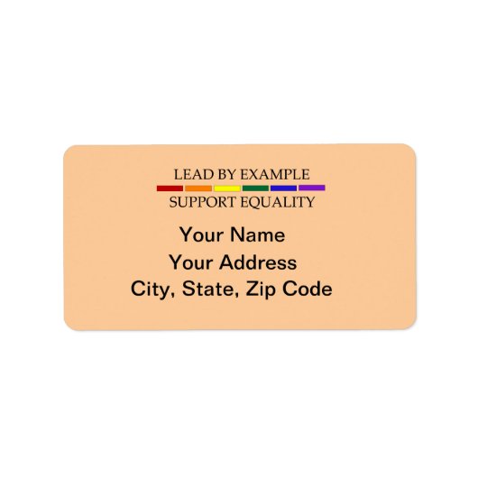 Etikett für die Support-Adresse Adressaufkleber (Vorne)