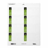 Etikett für die Vertikalitätsmonogramm (Vorne)