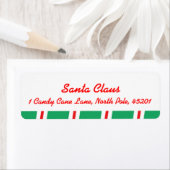 Etikett für die Weihnachtsanschrift (Insitu)