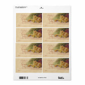 Etikett für die Weinbereitung (Vorne)