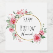 Etikett für die Weinflasche (Einzelnes Label)