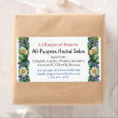 Etikett für eine Flasche Salbe (Insitu)