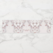 Etikett für Elfenbein Blütenpinsel Flasche Wasser (Einzelnes Label)