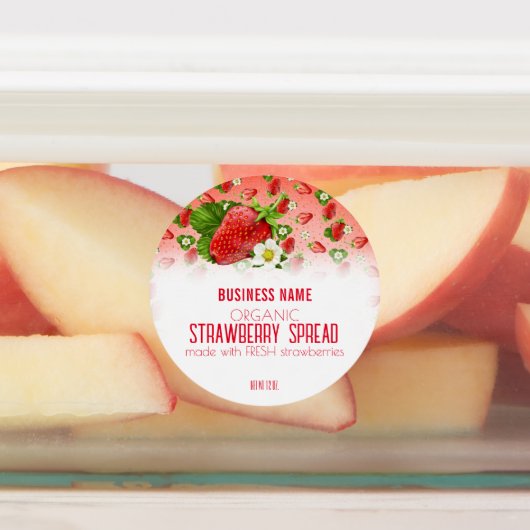 Etikett für Erdbeeren (Befestigt)