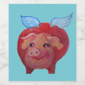 Etikett für fetthaltiges Schwein (Einzelnes Label)