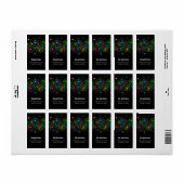 Etikett für Fireworks Explosion Adressaufkleber (Vorne)