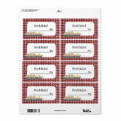 Etikett für frisch gebackene Kuchen (Vorne)