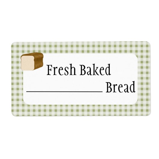 Etikett für frisch gebackenes Brot (Vorne)