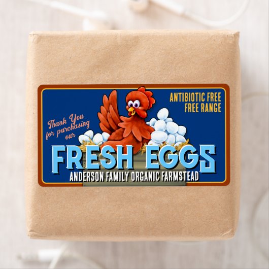 Etikett für frisches Ei (Insitu)