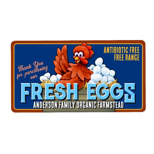 Etikett für frisches Ei (Vorne)