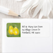 Etikett für gelbe Birnen (Insitu)