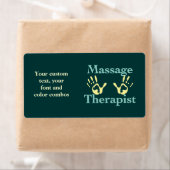 Etikett für gelbe Handdrucke (Insitu)