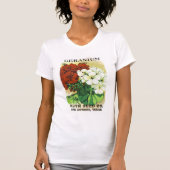 Etikett für Geranium-Saatgut T-Shirt (Vorderseite)