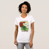 Etikett für Geranium-Saatgut T-Shirt (Vorne ganz)