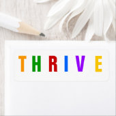 Etikett für getrocknete Lebensmittel mit Thrive Fr (Insitu)