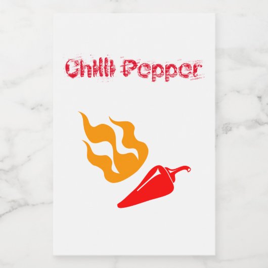 Etikett für Gläser (Einzelnes Label)