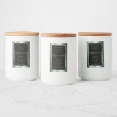 Etikett für Glitzer-Rahmen-Metallrahmen (Flaschen)