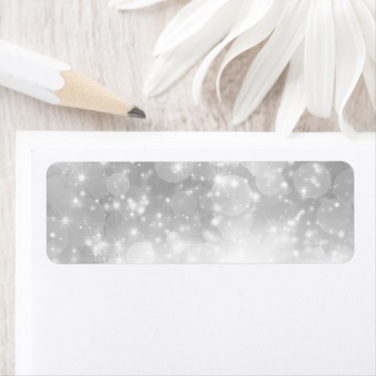 Etikett für Glitzern und Blasen (Insitu)