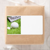 Etikett für Golf-Ball und Abschlag (Insitu)