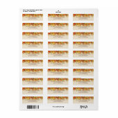 Etikett für grafische Herbstleaves (Vorne)