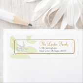 Etikett für grüne religiöse Adresse (Insitu)