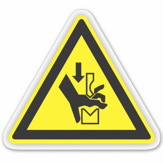 Etikett für Handdrückteile (Vorderseite)