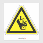 Etikett für Handdrückteile (Blatt)