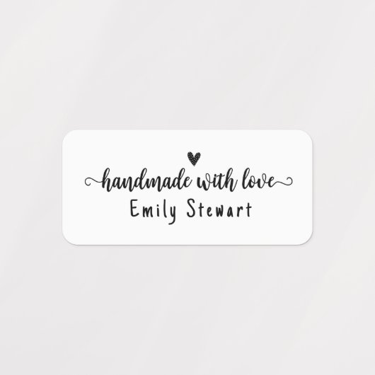 Etikett für handgefertigte Kleidung von Crafter Cu (Design 1)