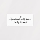 Etikett für handgefertigte Kleidung von Crafter Cu (Design 2)