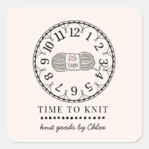 Etikett für handgefertigte Stricks