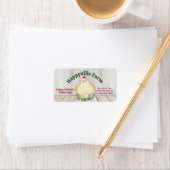 Etikett für Happy-Hühner-Freilandeier Adressaufkleber (Insitu)