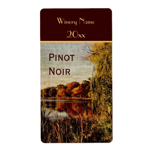Etikett für Herbstwein (Vorne)