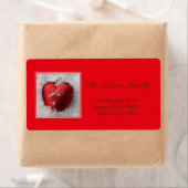 Etikett für "Herz in Snow Holiday" (Insitu)