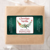 Etikett für Holiday-Holly-Brunch-Typografie (Insitu)